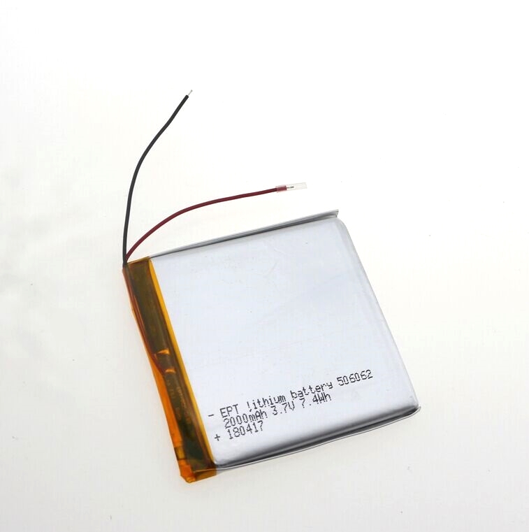 3.7V 2000mAh 506062高温照明灯具聚合物锂电池 3.7V 2000mAh 506062高温照明灯具聚合物锂电池